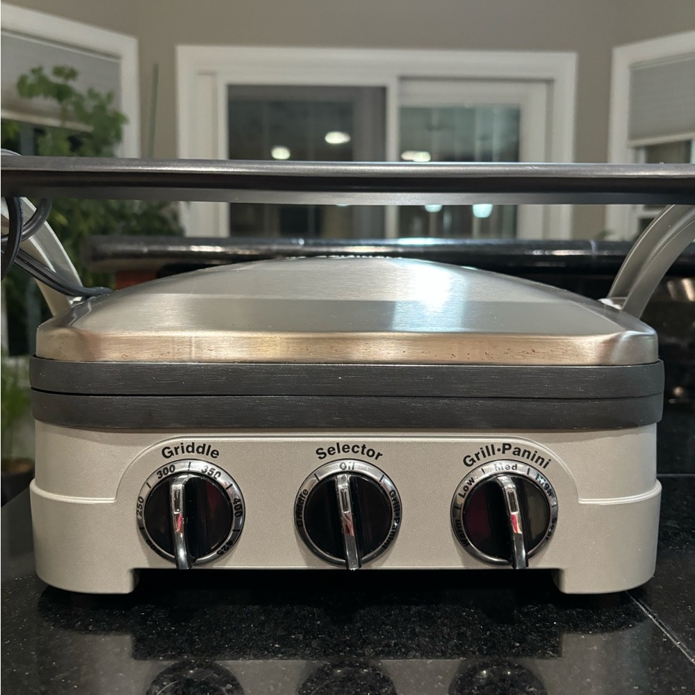 Cuisinart Griddler Compact Grill & Panini Press with additional Waffle Plates